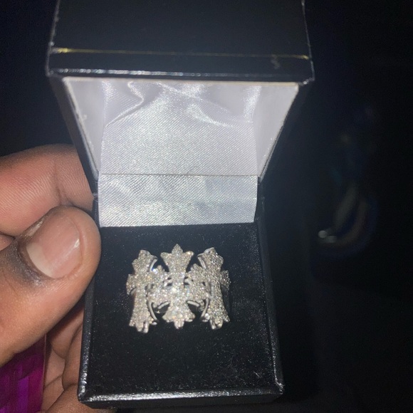 White gold ring (size 10) - Picture 4 of 6